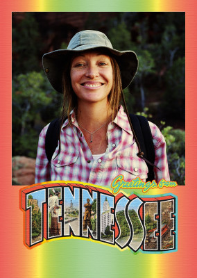 Grande Lettera Cartolina Sito Saluti da Tennessee