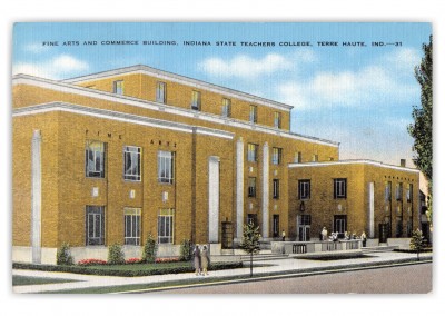 Terre Haute, Indiana. Fine Arts and Commerce building, Indiana State teachers college