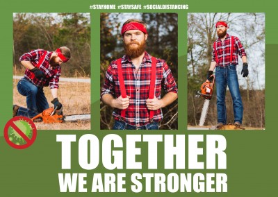 Together we are stronger postcard