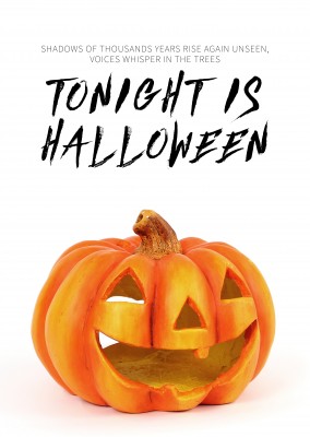 Spruch Karte Tonight is Halloween