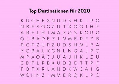 Top Destinationen f├╝r 2020 - crosswords