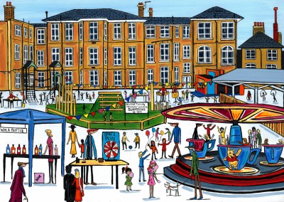 Illustration Du Sud De Londres, L'Artiste Dan Tous Les Farthing