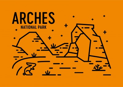 Arches National Park Grafische
