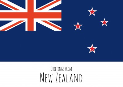 grafische vlag van Nieuw Zeeland