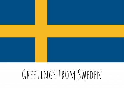 grafische vlag Zweden