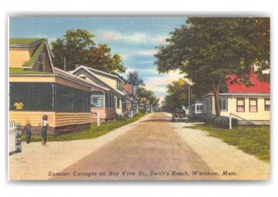 Wareham, Massachusetts, summer cottages on Bay View Street