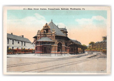 Washington Pennsylvania Railroad Main Street Station