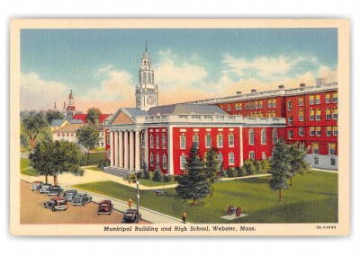 Webster Massachusetts Municipal Building and High School