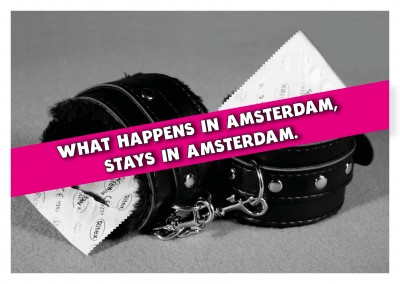 Kondome und Handschellen Amsterdam