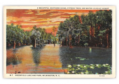 Wilmington North Carolina Greenfield Lake and Park