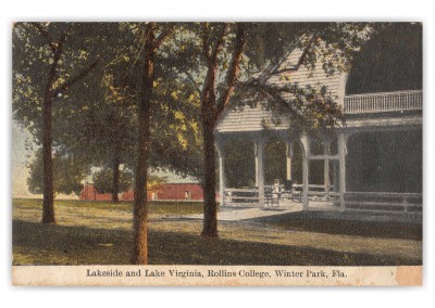 Winter Park, Florida, Lakeside and lake Virginia, Rollins College