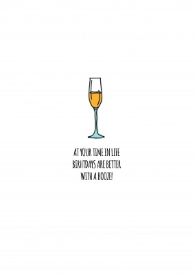 with a booze! | Birthday Cards & Quotes 🎂🎁🎉 | Send real postcards online