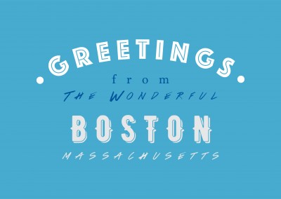 Greetings from the wonderful Boston