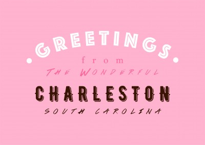 Greetings from the wonderful Charleston