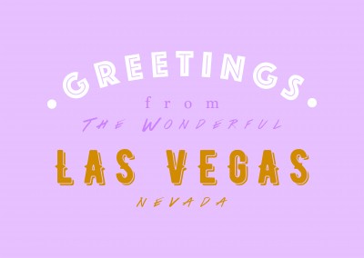 Greetings from the Wonderful Las Vegas
