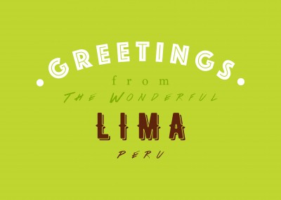 Greetings from the wonderful Lima