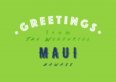 Greetings from the wonderful Maui