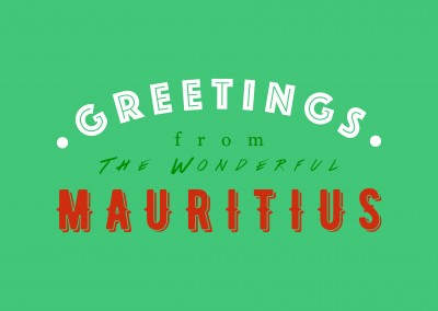 Greetings from the wonderful Mauritius