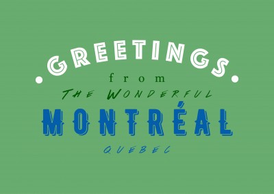 Greetings from the wonderful Montreal