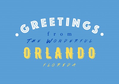 Greetings from the wonderful Orlando