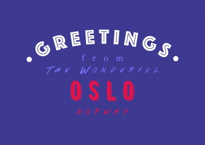 Greetings from the wonderful Oslo