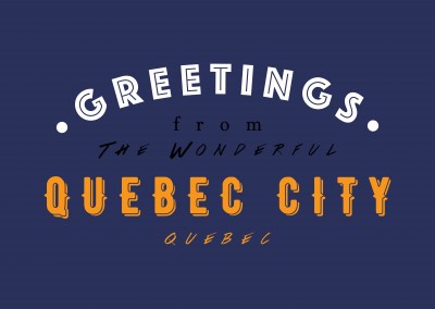 Greetings from the wonderful Quebec City