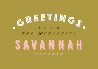 Greetings from the wonderful Savannah