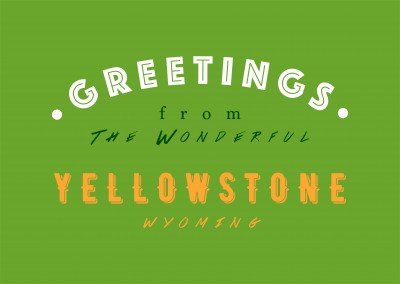 Greetings from the wonderful Yellowstone