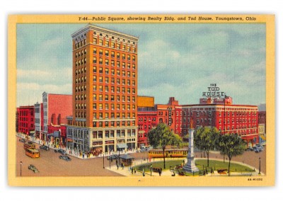 Youngstown Ohio Public Square Realty Bldg and Tod House