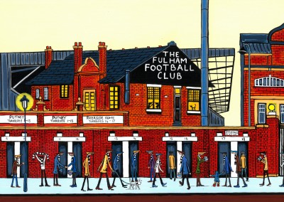 Illustration South London Artist Dan Fulham Football Club